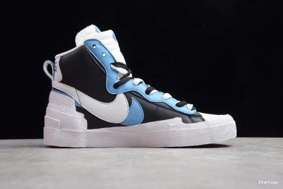 BLUE UNIVERSITY BLAZER NIKE SACAI MID BV0072-001 X 0326